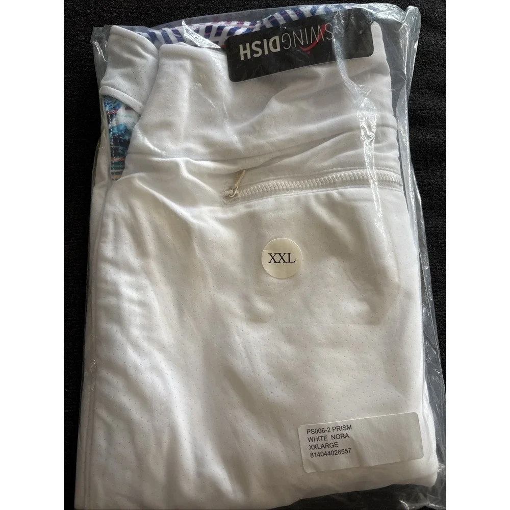 SwingDish Nora White Skort Womens Golf Tennis PS006-2  XXL